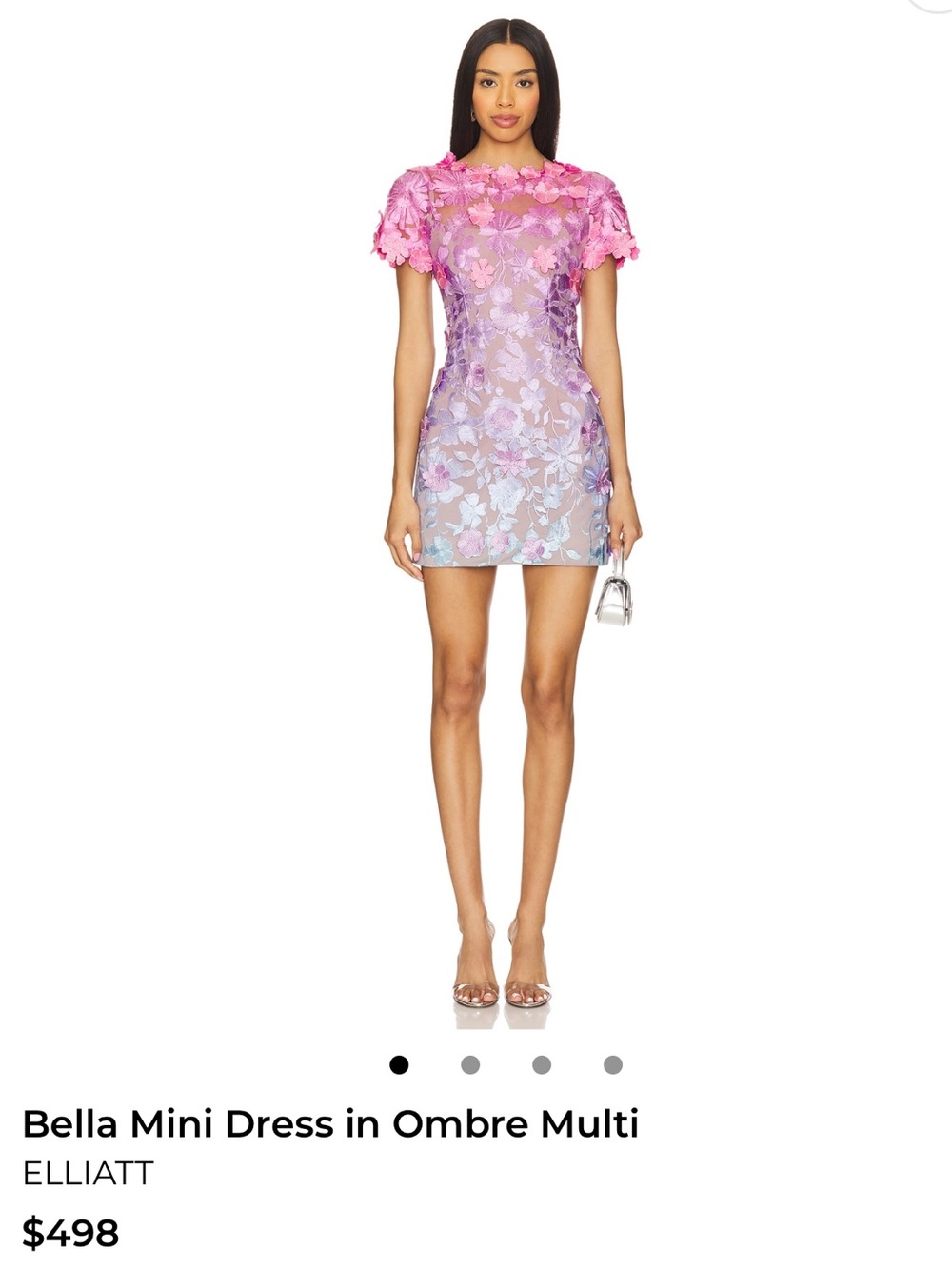 Elliatt Mini Dress in Ombré Multi Size M - Picture 4 of 6